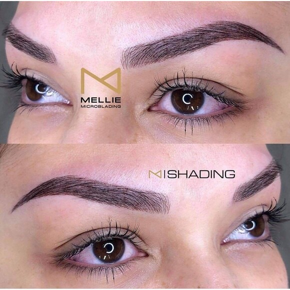 Mellie Microblading Pigment Medium Brown 10 ml/.35 fl oz No Mixing Long Lasting - Picture 6 of 9